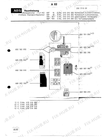 Взрыв-схема посудомоечной машины Aeg WAESP WSP 15 - Схема узла Section1